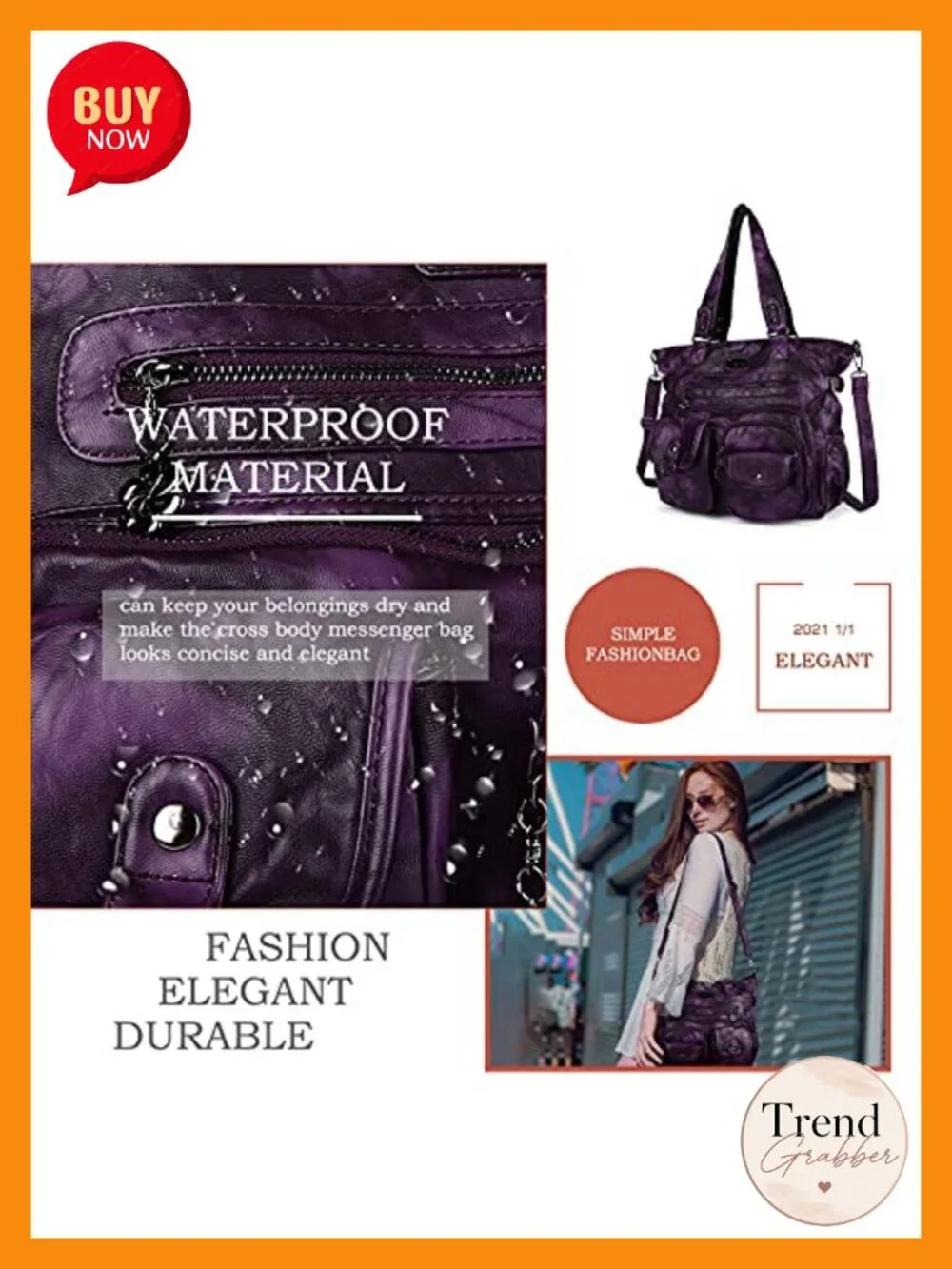 Large Hobo Bag for Women Soft PU Leather Shoulder Handbag